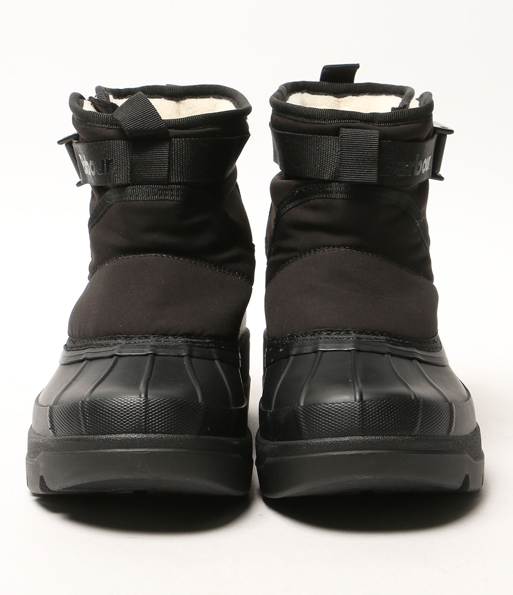 美品 BARBOUR ブーツ BRAYBOURN DUCK BOOT WELLY ブラック レディース SIZE 5 バブアー