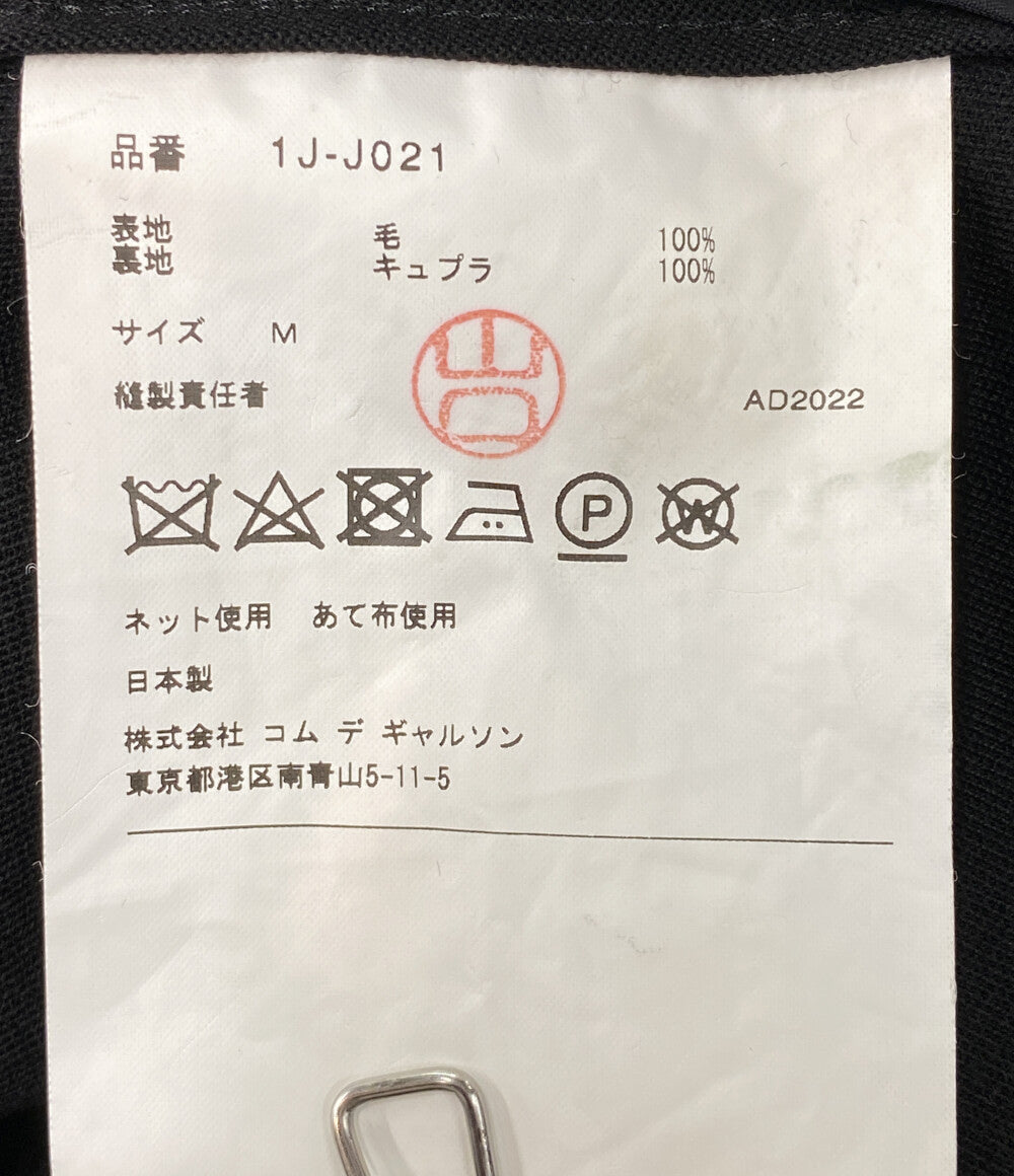 BLACK COMME des GARCONS テーラードジャケット 2022AWW 4本袖 1J-J021 メンズ SIZE M ブラックコムデギャルソン