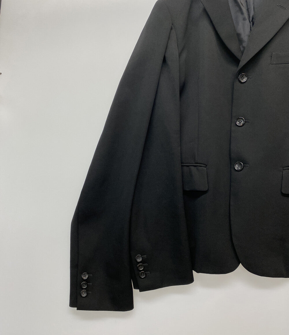 BLACK COMME des GARCONS テーラードジャケット 2022AWW 4本袖 1J-J021 メンズ SIZE M ブラックコムデギャルソン
