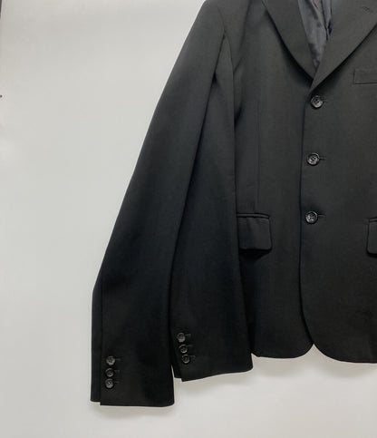 BLACK COMME des GARCONS テーラードジャケット 2022AWW 4本袖 1J-J021 メンズ SIZE M ブラックコムデギャルソン