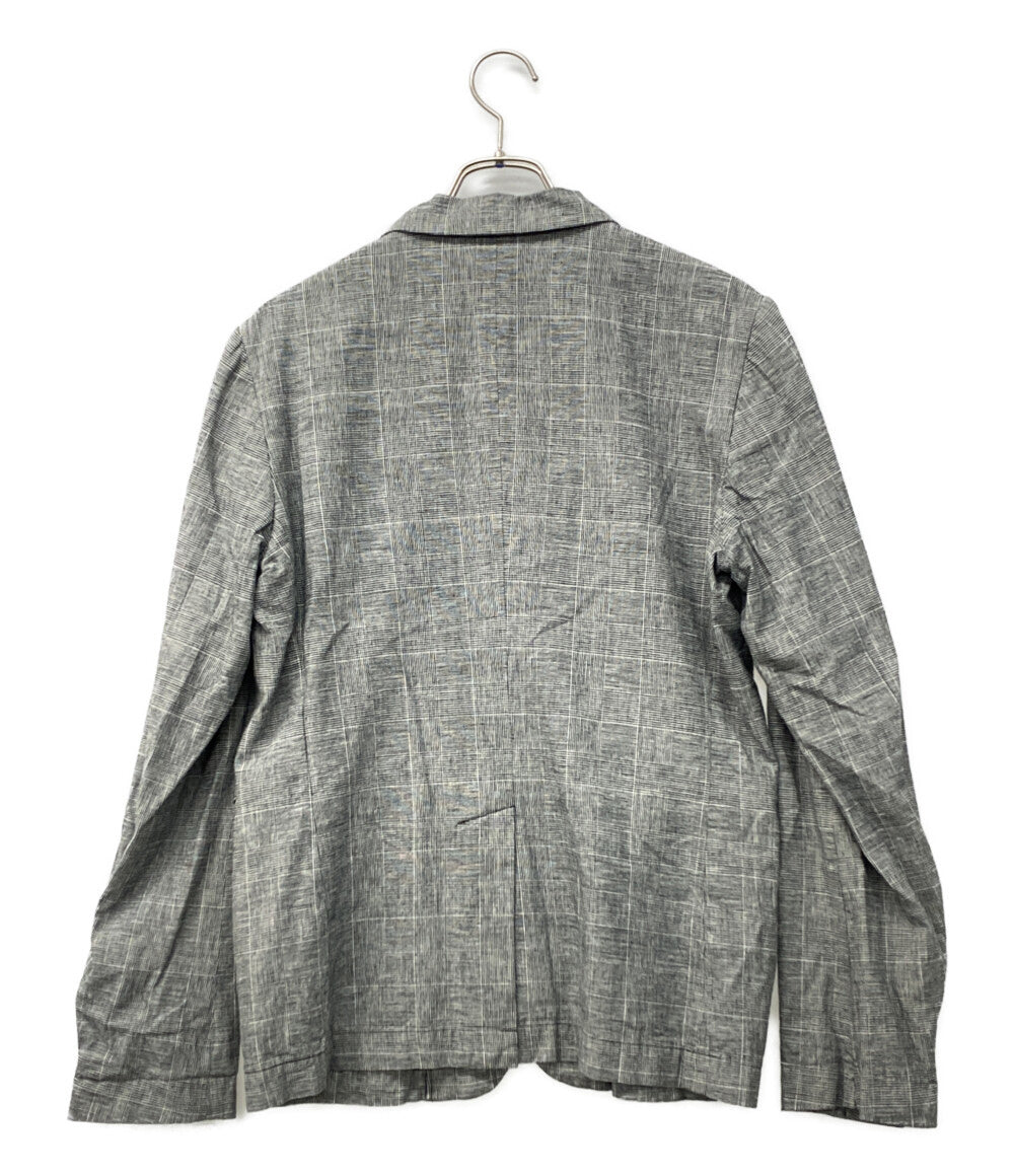 BLACK COMME des GARCONS テーラードジャケット グレンチェック 1Q-J020 メンズ SIZE M ブラックコムデギャルソン