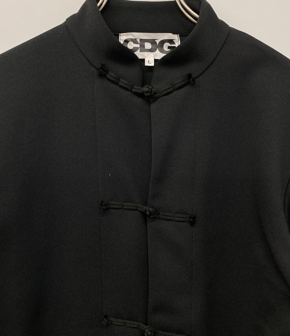 CDG ポリエステルジャージーチャイナジャケット SZ-J021 メンズ SIZE L シーディージー