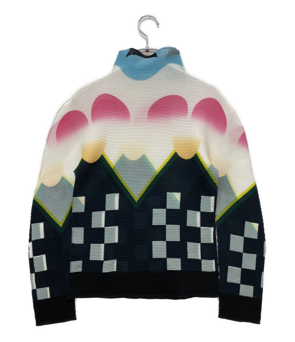 me ISSEY MIYAKE カットソー マルチカラー MI01FJ691 レディース SIZE - ミー イッセイミヤケ