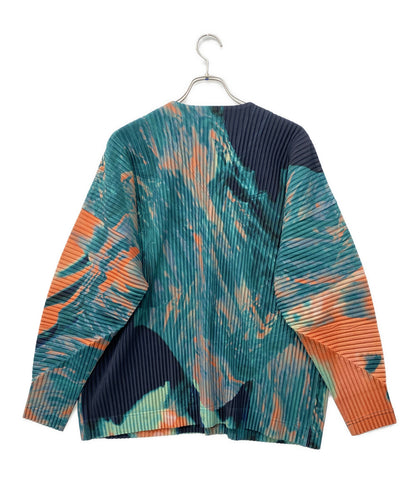 HOMME PLISSE カーディガン AGATE HP53JL205 メンズ SIZE 2 オム プリッセ イッセイミヤケ