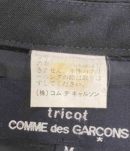 TRICOT COMME des GARCONS ステンカラーコート フラワーモチーフカラー TC-05005M レディース SIZE M トリココムデギャルソン