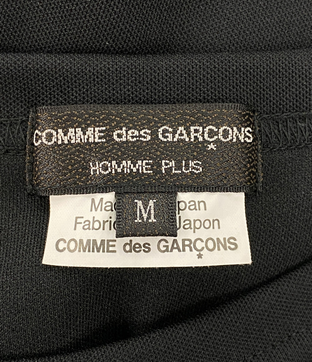美品 COMME des GARCONS HOMME PLUS エステルジャージレイヤードLSカットソー 2025SS PO-T022 メンズ SIZE M コムデギャルソンオムプリュス