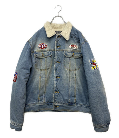 WIND AND SEA × HYSTERIC GLAMOUR ヒステリックグラマー デニムジャケット 2023AW WDS-C-HYS-24-Q2-03 メンズ SIZE L ウィンダンシー