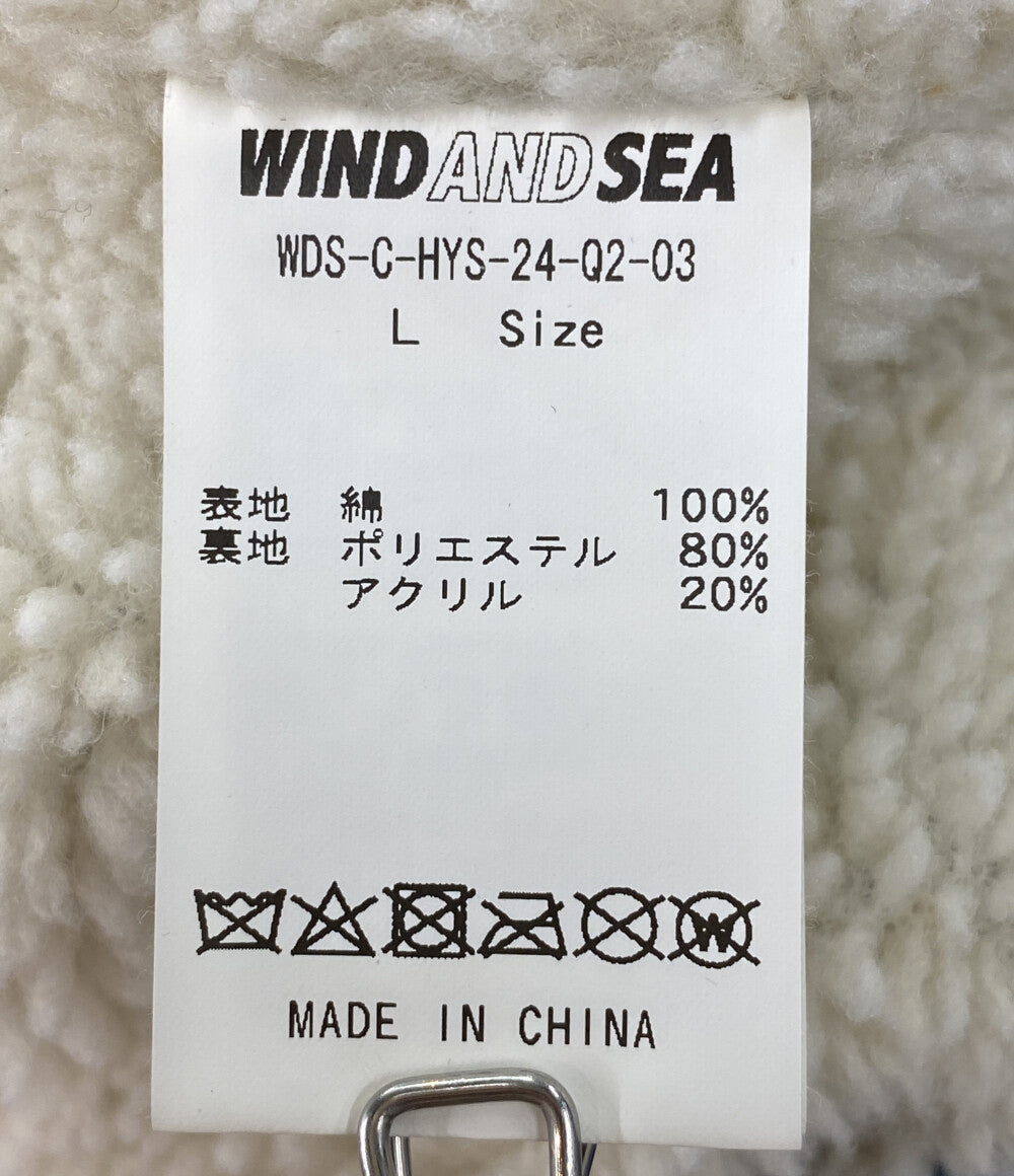 WIND AND SEA × HYSTERIC GLAMOUR ヒステリックグラマー デニムジャケット 2023AW WDS-C-HYS-24-Q2-03 メンズ SIZE L ウィンダンシー