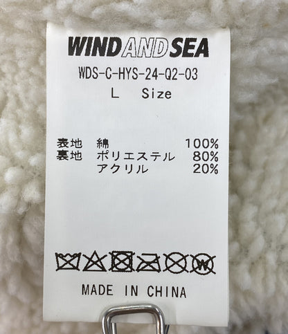 WIND AND SEA × HYSTERIC GLAMOUR ヒステリックグラマー デニムジャケット 2023AW WDS-C-HYS-24-Q2-03 メンズ SIZE L ウィンダンシー