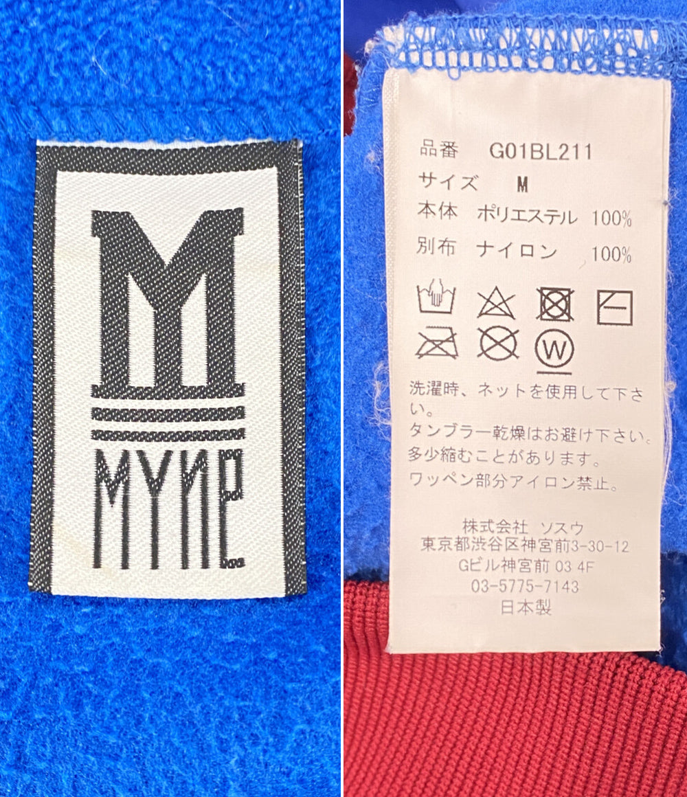 MYne マイン フリースジャケット BLU G01BL211 メンズ SIZE M