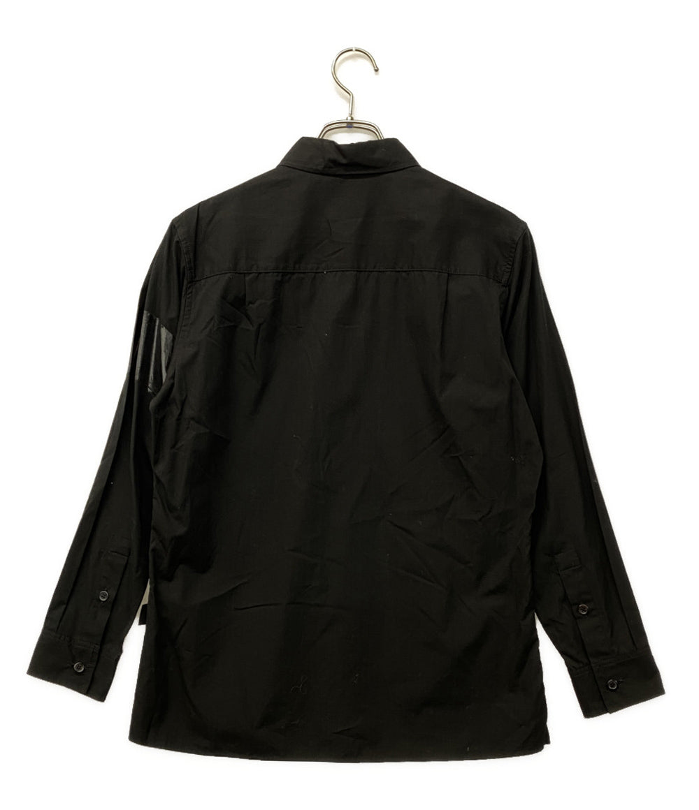 YOHJI YAMAMOTO 長袖シャツ ブラック NC-B64-001 メンズ SIZE 1 ヨウジヤマモト