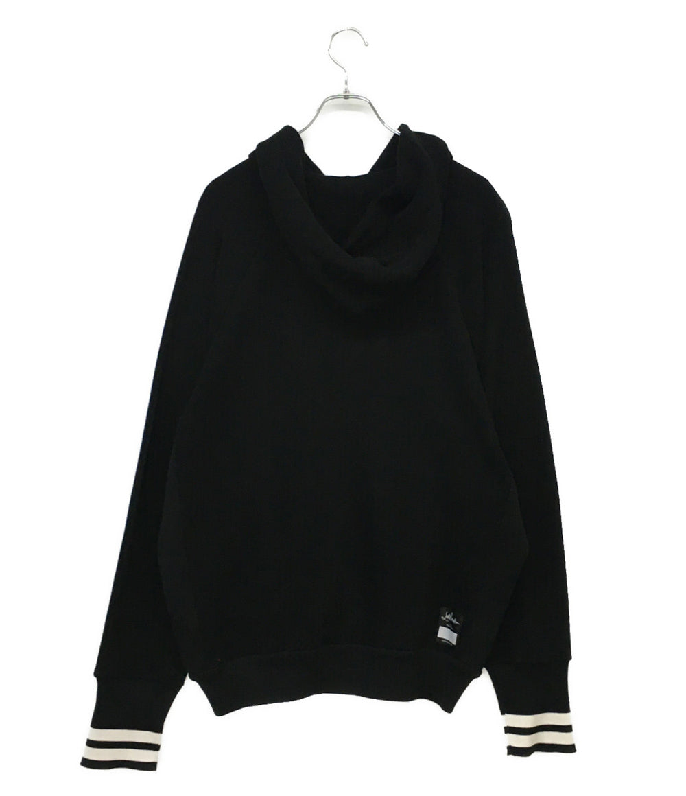 Loro Piana パーカー ×藤原ヒロシ Zip Hoodie White BLK FAM1595 メンズ SIZE L ロロピアーナ