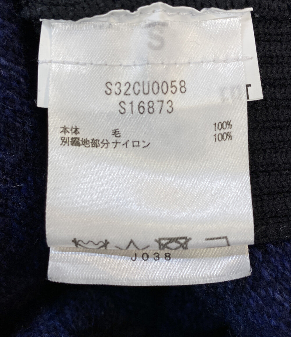 MM6 Maison Margiela ニット ネイビー Vネック S32CU0058 メンズ SIZE S エムエムシックス