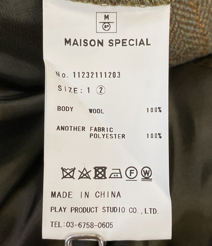 美品 MAISON SPECIAL メゾンスペシャル ジャケット Prime-Over Canadian Jacket 11232111203 メンズ SIZE 02