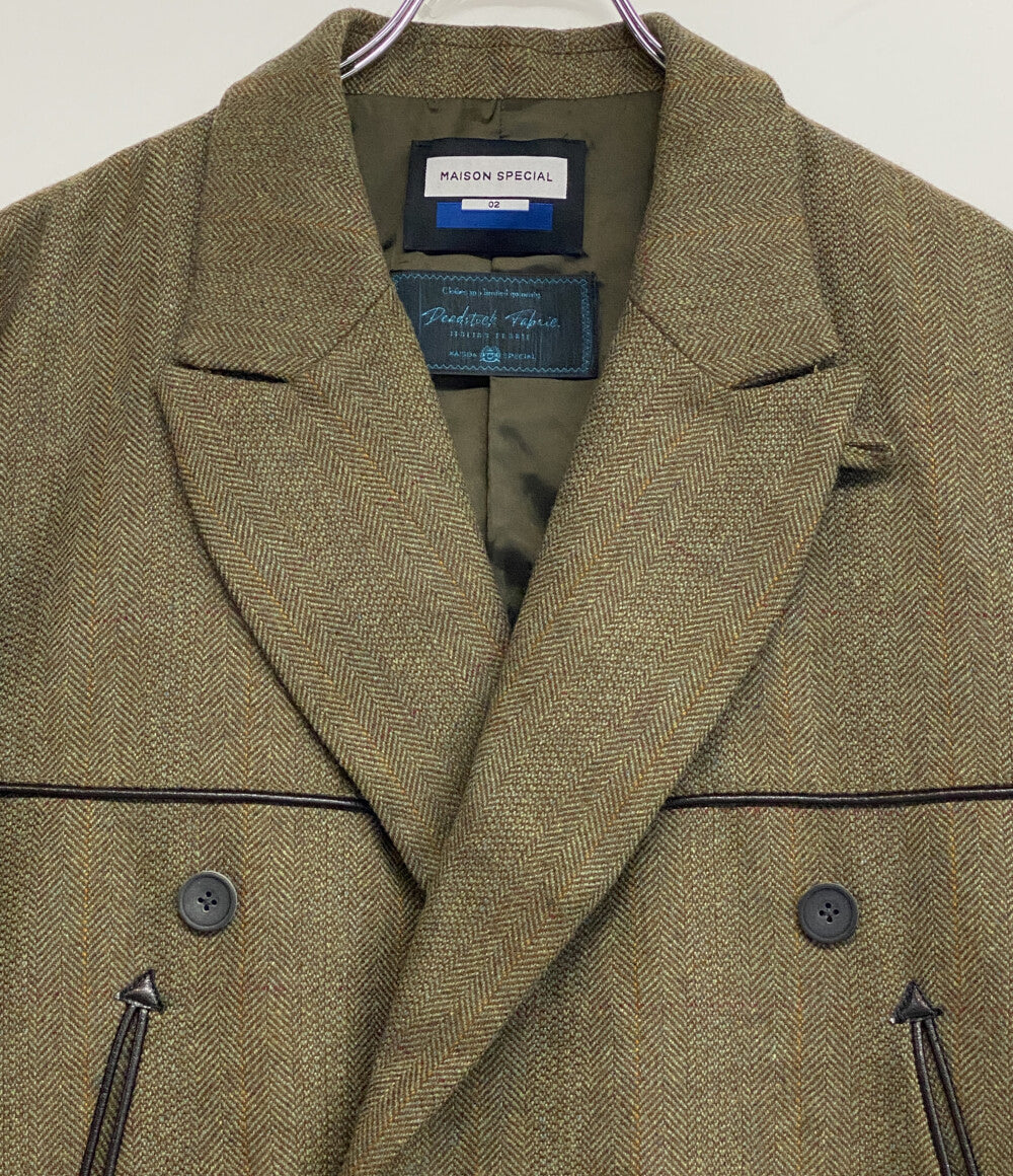美品 MAISON SPECIAL メゾンスペシャル ジャケット Prime-Over Canadian Jacket 11232111203 メンズ SIZE 02
