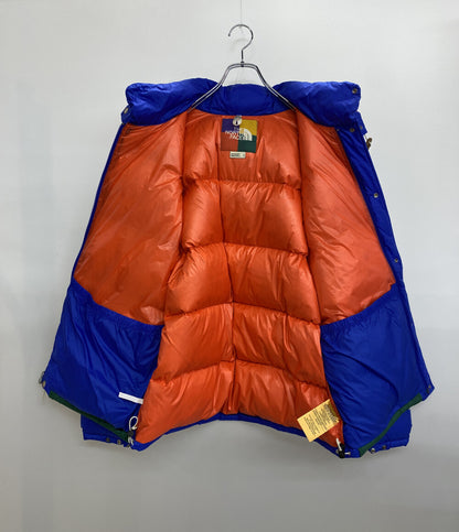 美品 THE NORTH FACE ダウンジャケット COLOR BLOCK SIERRA DOWN PARKA ブルー メンズ SIZE M ザ・ノース・フェイス