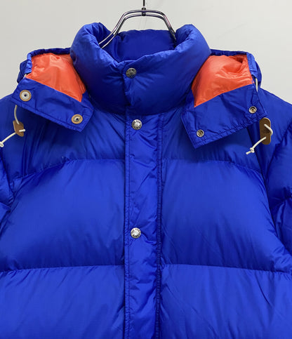 美品 THE NORTH FACE ダウンジャケット COLOR BLOCK SIERRA DOWN PARKA ブルー メンズ SIZE M ザ・ノース・フェイス
