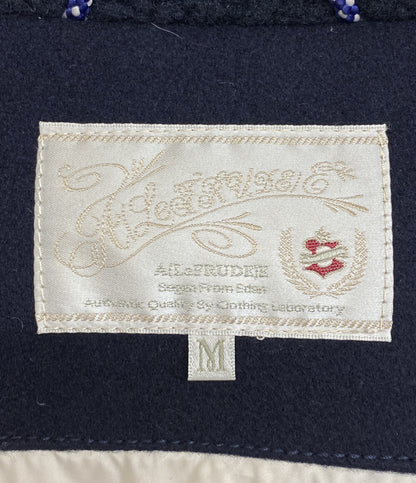 A(LeFRUDE)E アレフルード ダウンジャケット ウール ネイビー チェック メンズ SIZE M