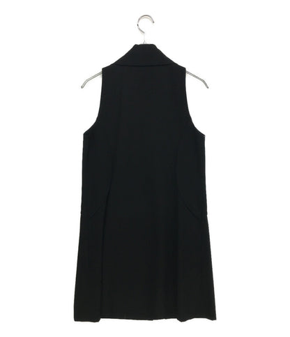 ISSEY MIYAKE ウールノースリーブロングジャケット グローブポケット IM73FE501 レディース SIZE 2 イッセイミヤケ