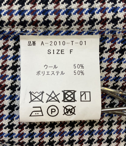 美品 ATHA アタ トレンチコート 千鳥柄 A-2010-T-01 メンズ SIZE F
