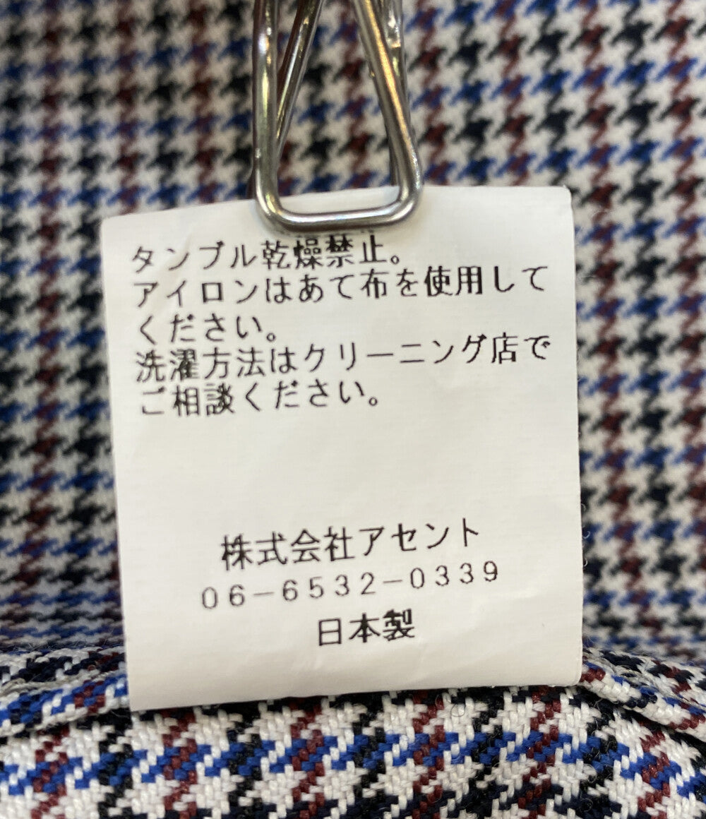 美品 ATHA アタ トレンチコート 千鳥柄 A-2010-T-01 メンズ SIZE F