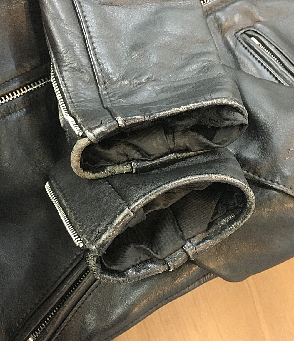 SCHOTT ライダースジャケット ブラック メンズ SIZE 36 ショット