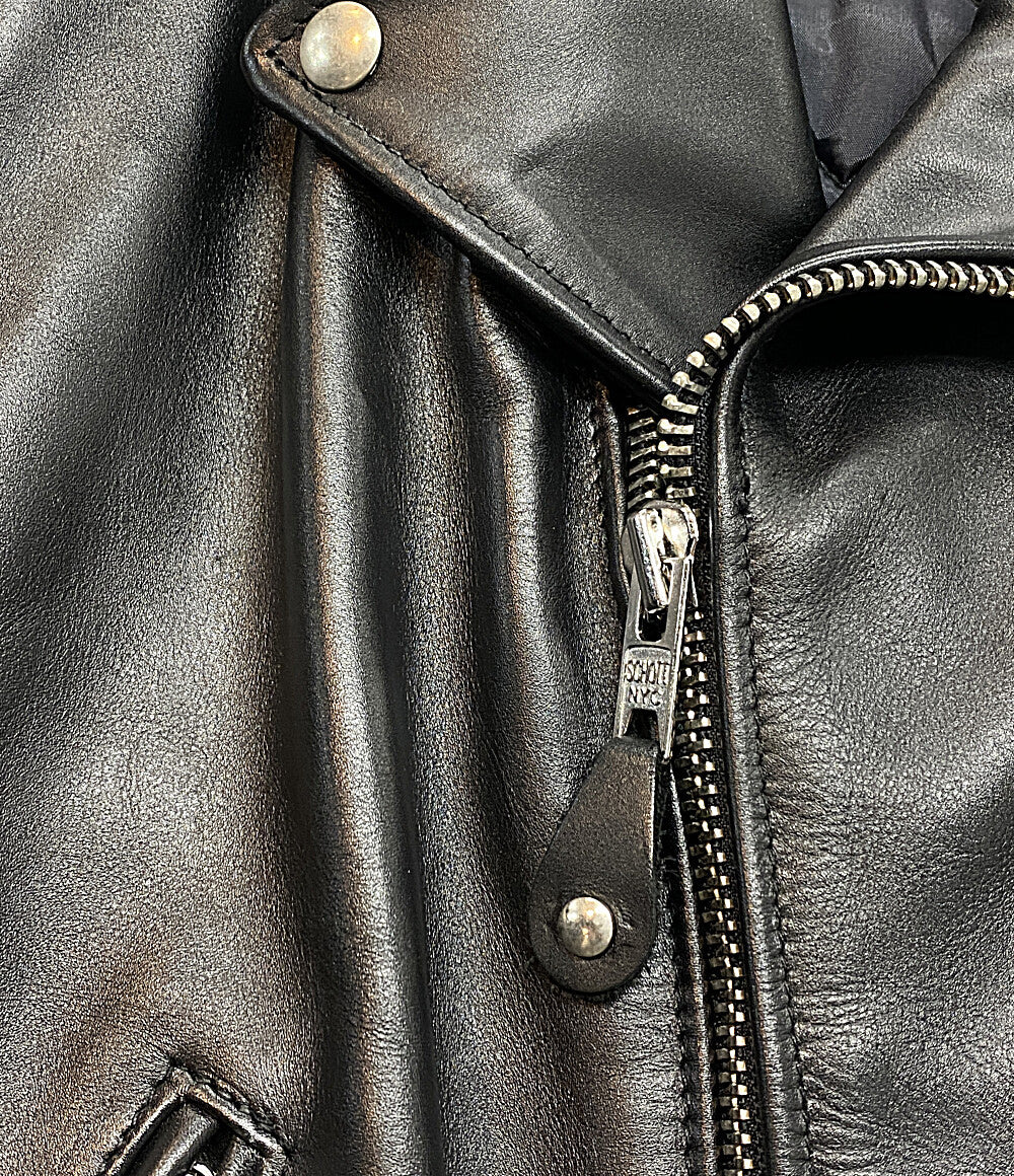SCHOTT ダブルライダースジャケット ワンスター メンズ SIZE 40 ショット