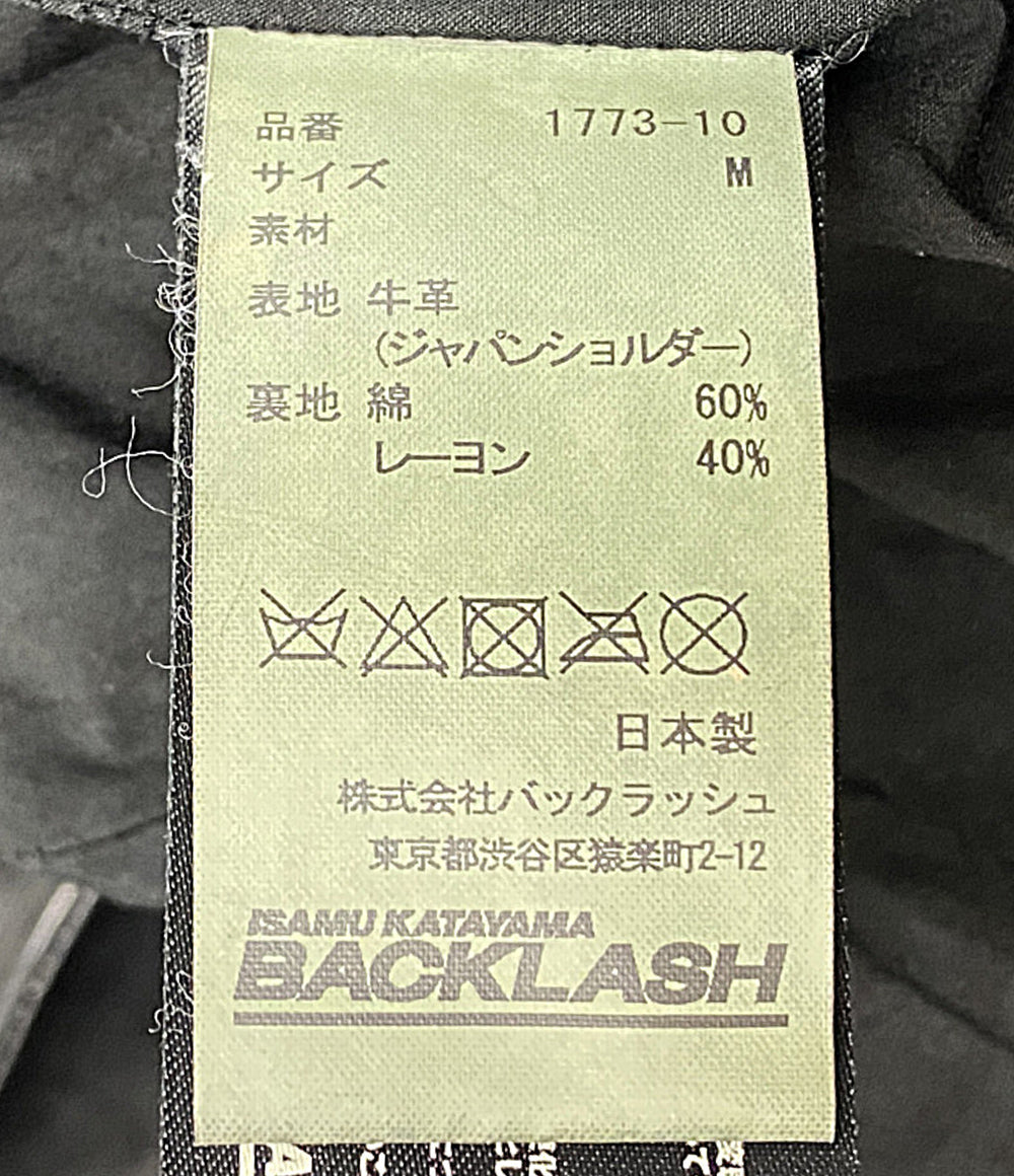 BACKLASH バックラッシュ ライダースジャケット カウレザー メンズ SIZE 2