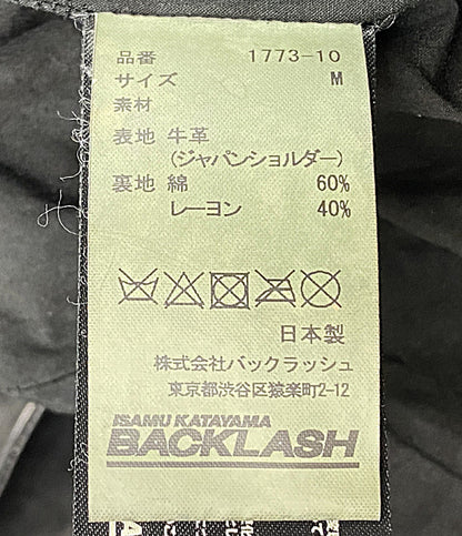 BACKLASH バックラッシュ ライダースジャケット カウレザー メンズ SIZE 2