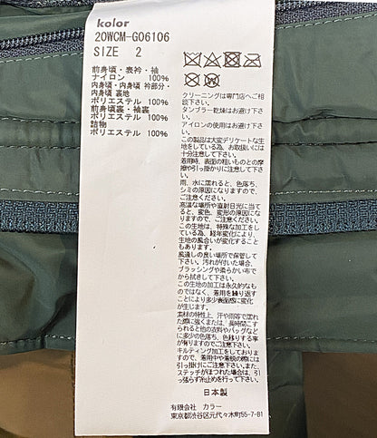 kolor レイヤードダウンコート メンズ SIZE 2 カラー