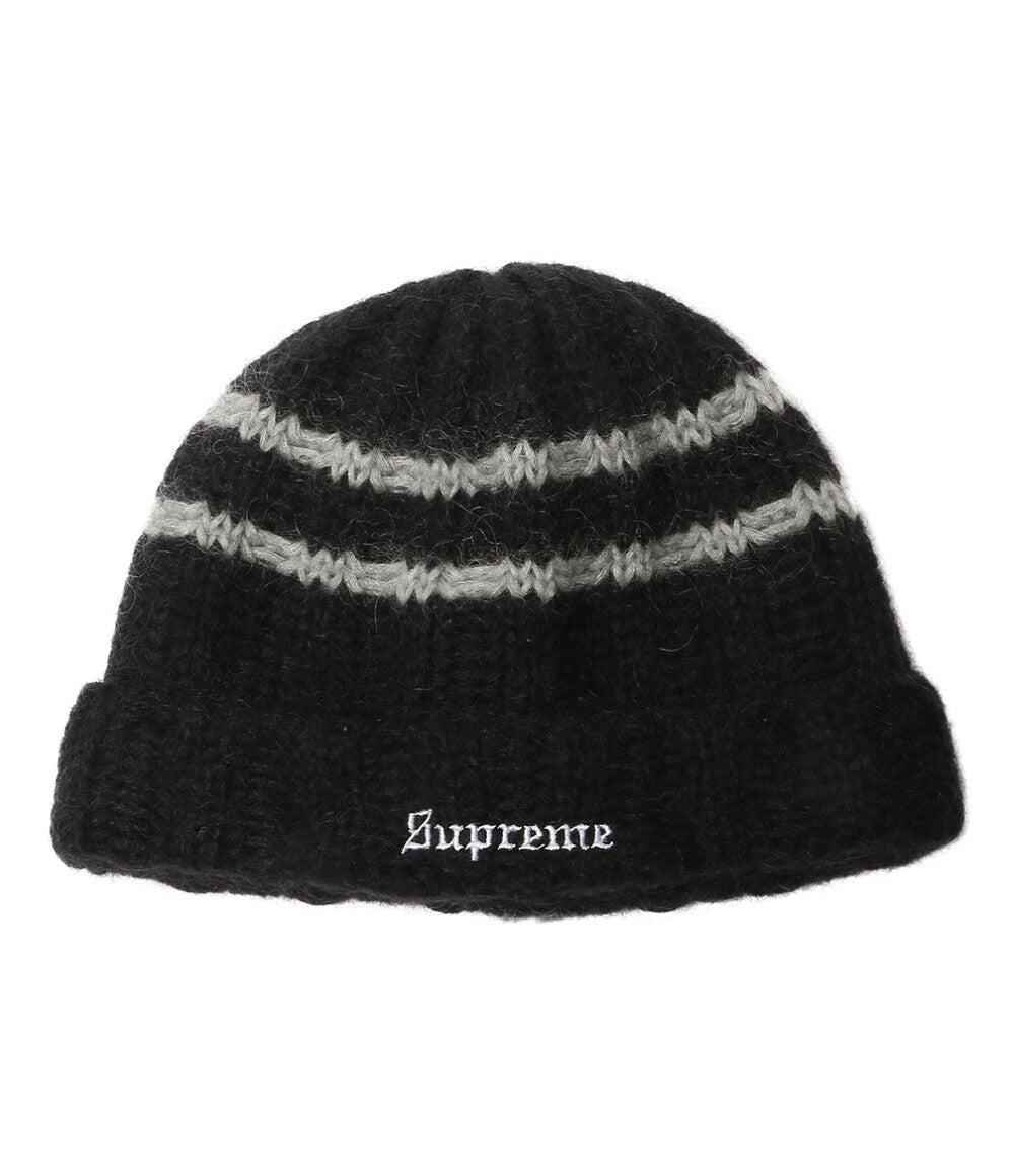 Supreme モヘアニット帽 ブラック メンズ シュプリーム
