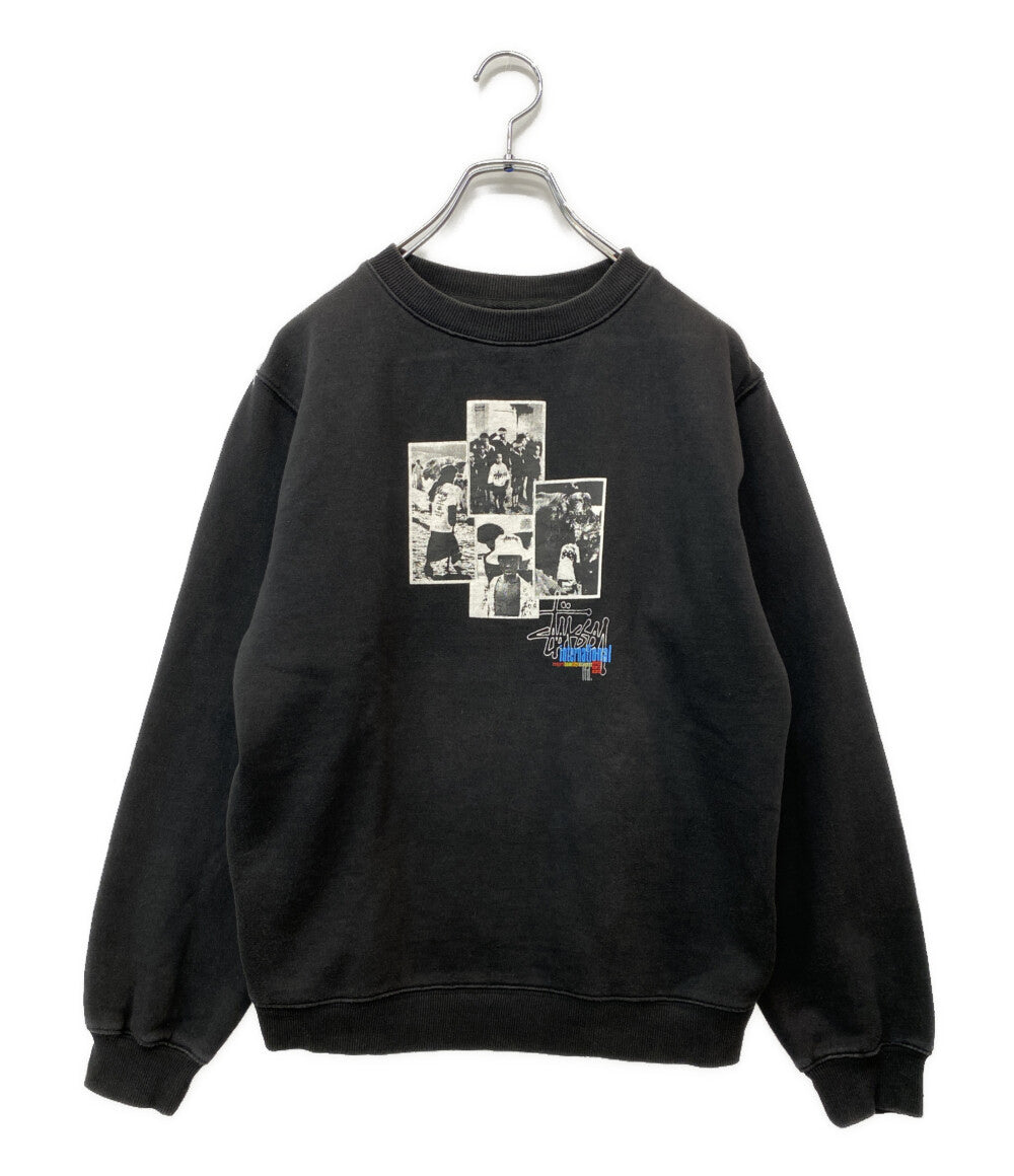 STUSSY スウェット international ブラック メンズ SIZE S ステューシー
