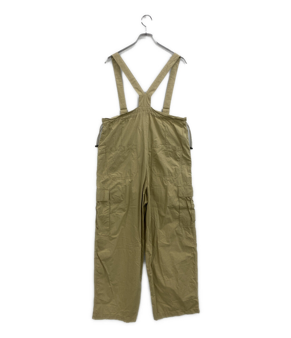Le Melange オーバーオール サロペット オリーブ 8423506 レディース SIZE - ルメランジュ