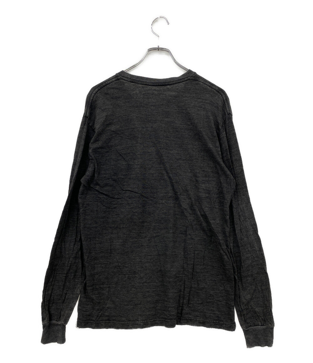 NEIGHBORHOOD 長袖Ｔシャツ ポケ付 胸ロゴ刺繍 201UWNH-CSM01S メンズ SIZE S ネイバーフッド