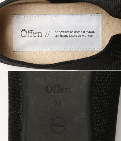 Offen オッフェン パンプス リボン付属 ブラック サイズ23 レディース SIZE 37