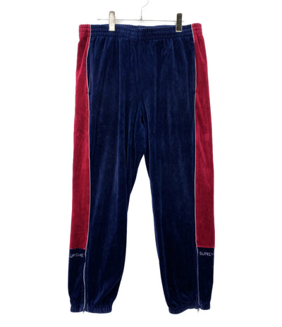 Supreme トラックパンツ ベロア 18AW メンズ SIZE L シュプリーム