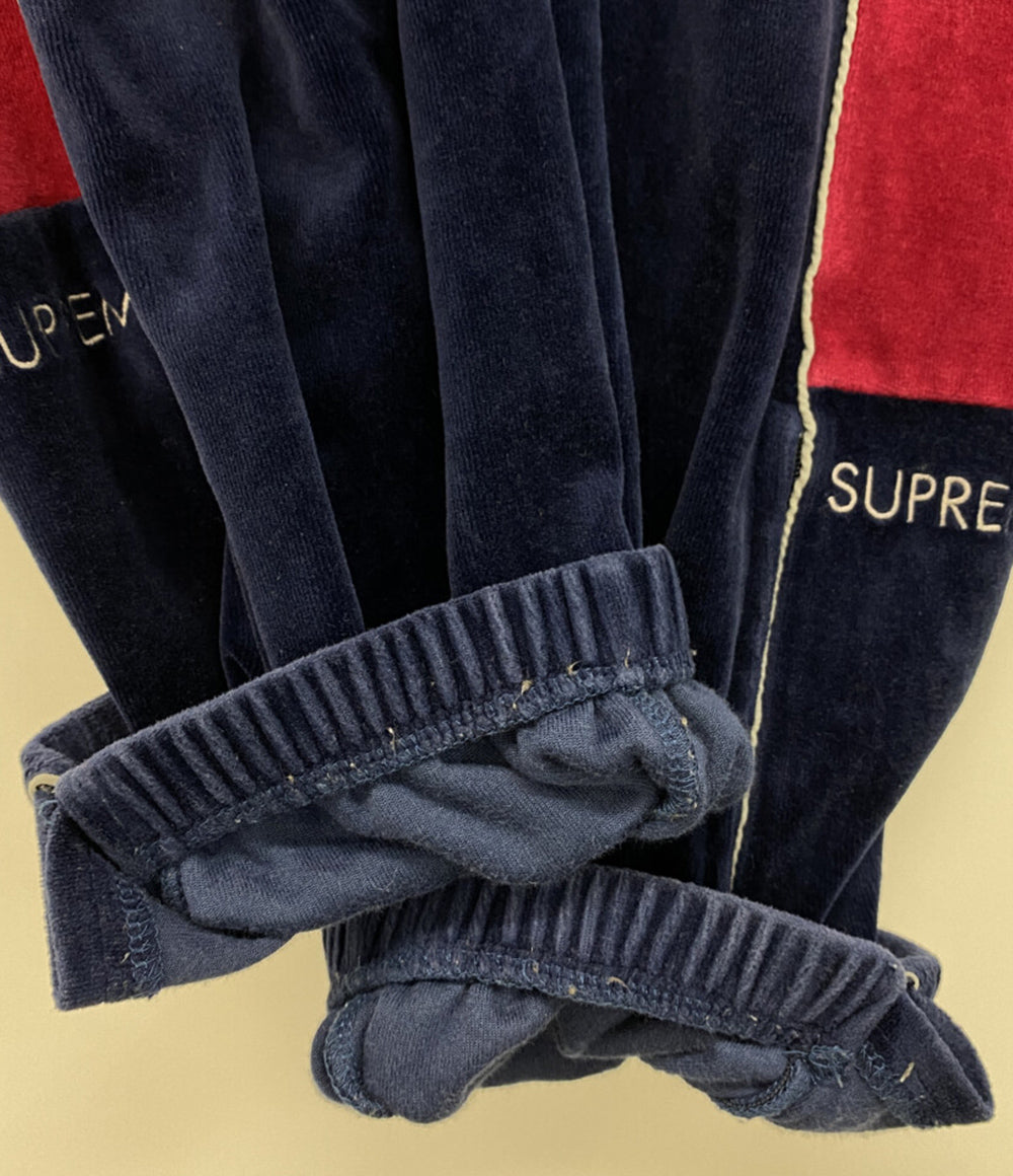 Supreme トラックパンツ ベロア 18AW メンズ SIZE L シュプリーム