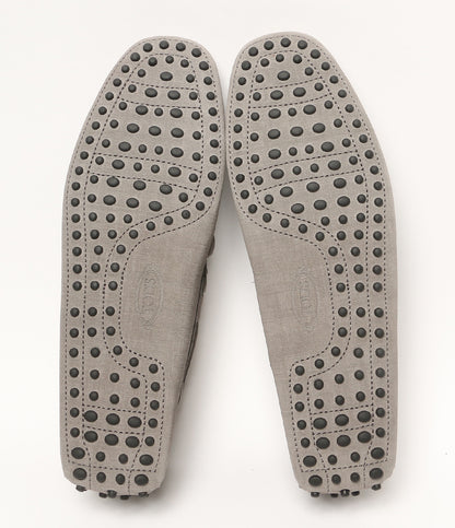 TOD'S ドライビングシューズ グレイ メンズ SIZE 8.5 トッズ