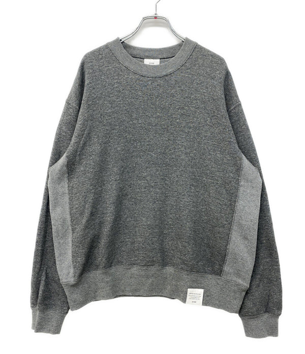 HYKE スウェット SWEAT SHIRT CHARCOAL レディース SIZE XL ハイク
