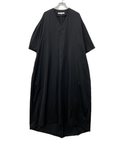 08 sircus 半袖ワンピース レーヨン S23AW-DR05 BLACK レディース SIZE 1 ゼロエイトサーカス