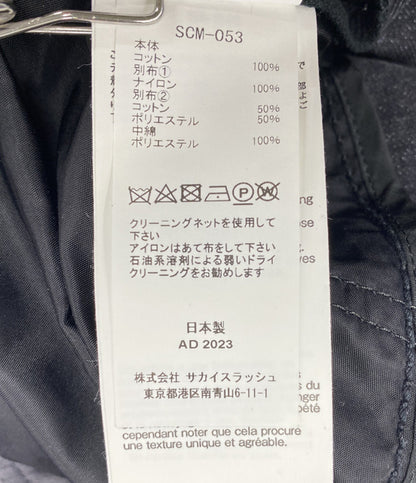 sacai デニムジャケット BLK DENIM×MA-1 23AW SCM-053 メンズ SIZE 3 サカイ