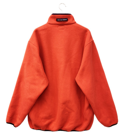 DESCENDANT フリースジャケット HUMMING FLEECE PULLOVER ORANGE メンズ SIZE 3 ディセンダント