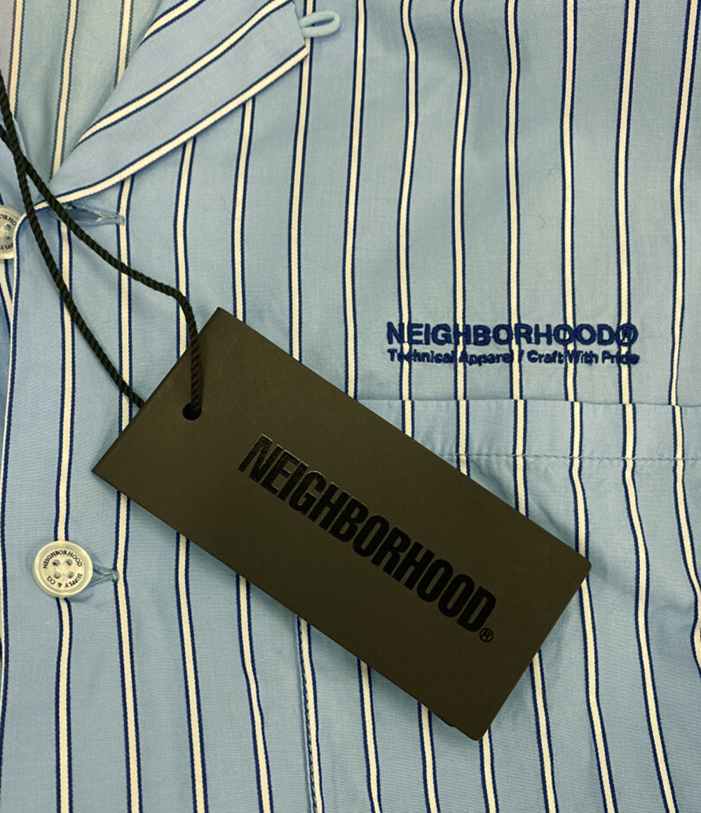 NEIGHBORHOOD 長袖シャツ STRIPE WORK SHIRT LS 242TSNH-SHM02 メンズ SIZE L ネイバーフッド