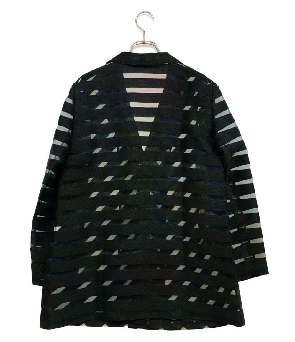 ジャンポール・ゴルチェ ボーダー 斜めストライプ ナイロンジャケット レディース SIZE - Jean Paul GAULTIER