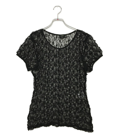 ジャンポール・ゴルチェ カットソー ブラック シアー レディース SIZE 40 Jean Paul GAULTIER FEMME