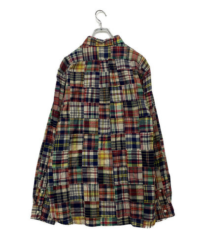 ポロ・ラルフローレン 美品 長袖シャツ BD BLEEDING MADRAS CLASSIC FIT メンズ SIZE L POLO RALPH LAUREN
