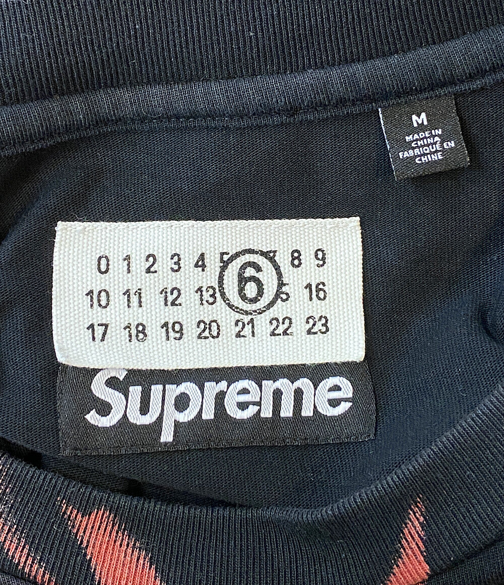 MM6 × Supreme シュプリーム 半袖Ｔシャツ Liquid Blue Oversized Tee 24SS メンズ SIZE M エムエムシックス