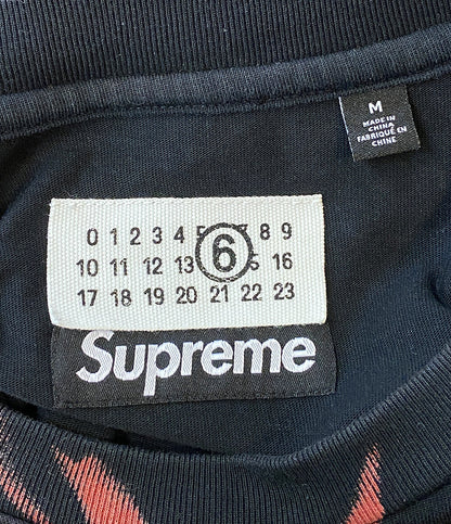 MM6 × Supreme シュプリーム 半袖Ｔシャツ Liquid Blue Oversized Tee 24SS メンズ SIZE M エムエムシックス