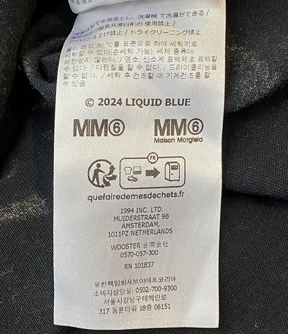 MM6 × Supreme シュプリーム 半袖Ｔシャツ Liquid Blue Oversized Tee 24SS メンズ SIZE M エムエムシックス