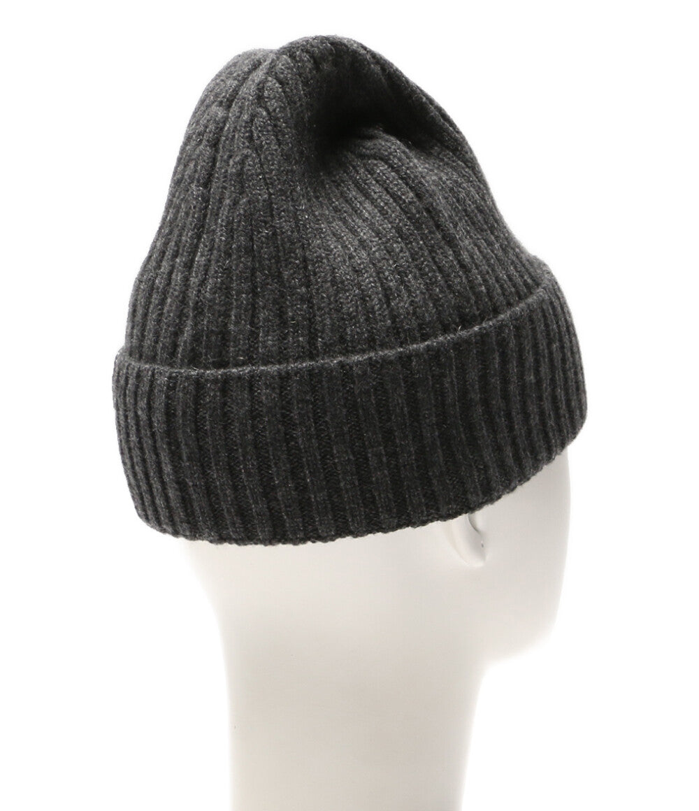 モンクレール ニット帽 D2 091 グレー カシミヤ100％ メンズ MONCLER